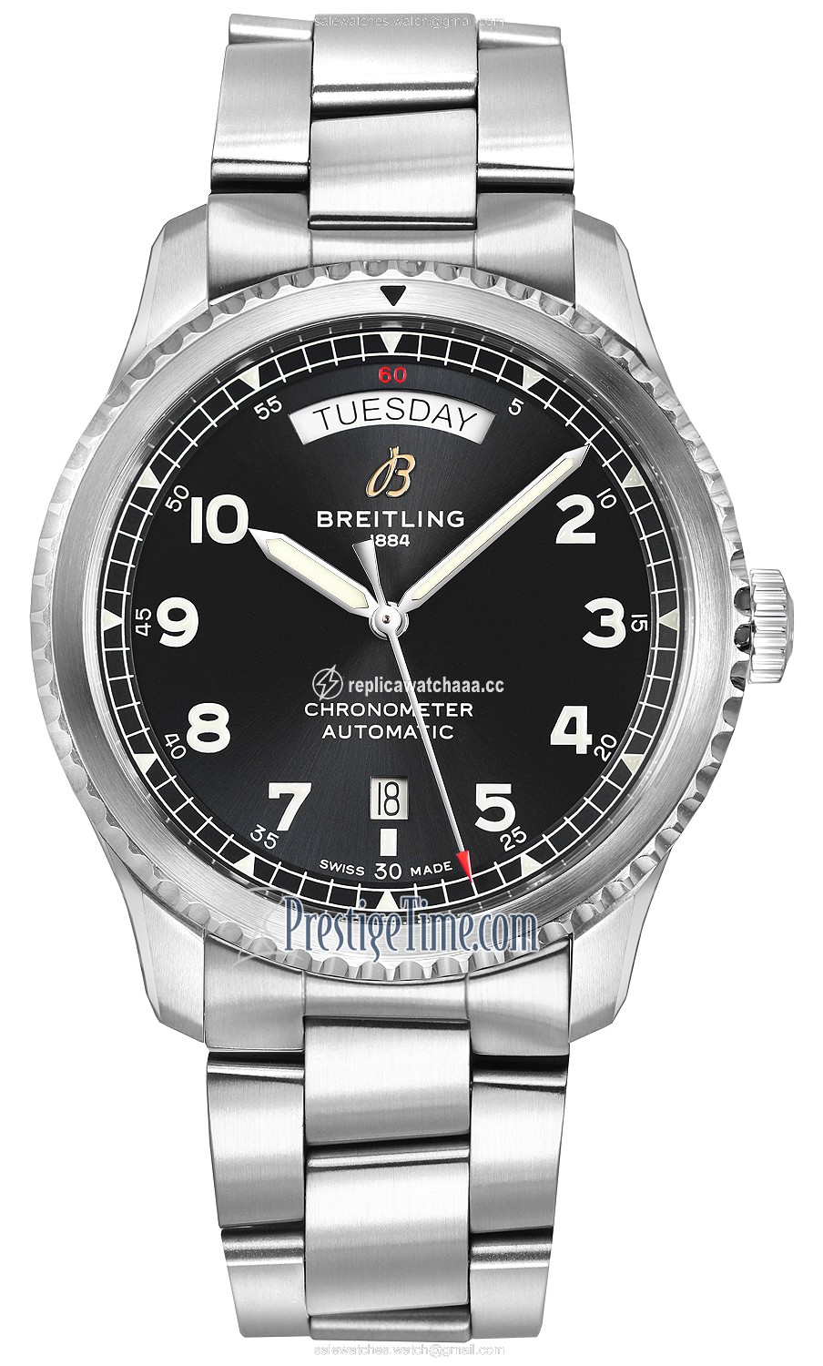 a45330101b1a1 Breitling Aviator 8 Automatic Day Date 41 Mens Watch a45330101b1a1 Breitling Aviator 8 Automatic Day Date 41 Mens Watch