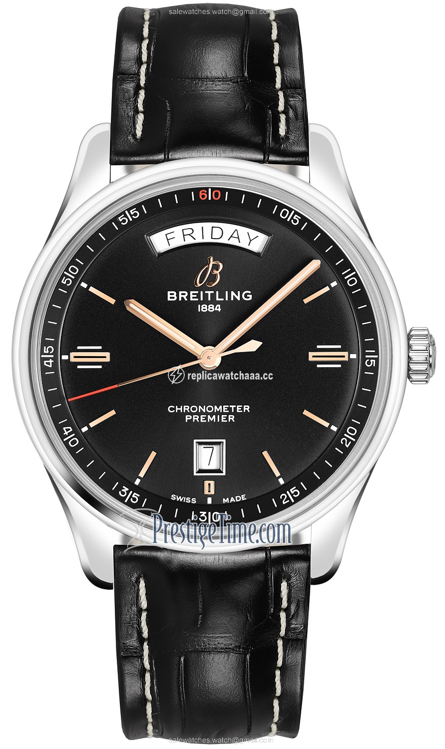 a45340241b1p2 Breitling Premier Automatic Day Date 40 Mens Watch a45340241b1p2 Breitling Premier Automatic Day Date 40 Mens Watch