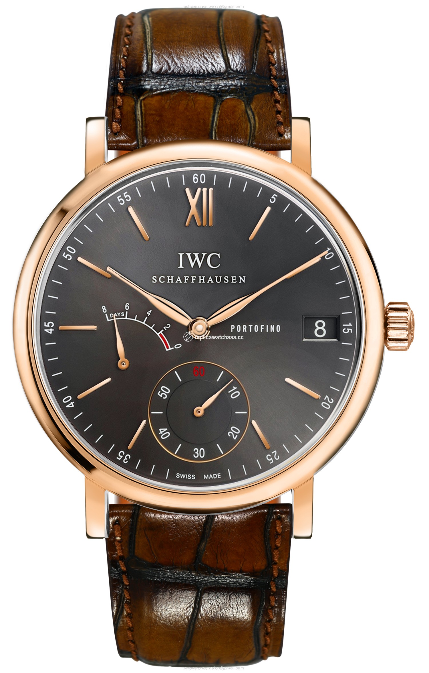 iw510104 IWC Portofino Hand Wound Eight Days 45mm Mens Watch iw510104 IWC Portofino Hand Wound Eight Days 45mm Mens Watch