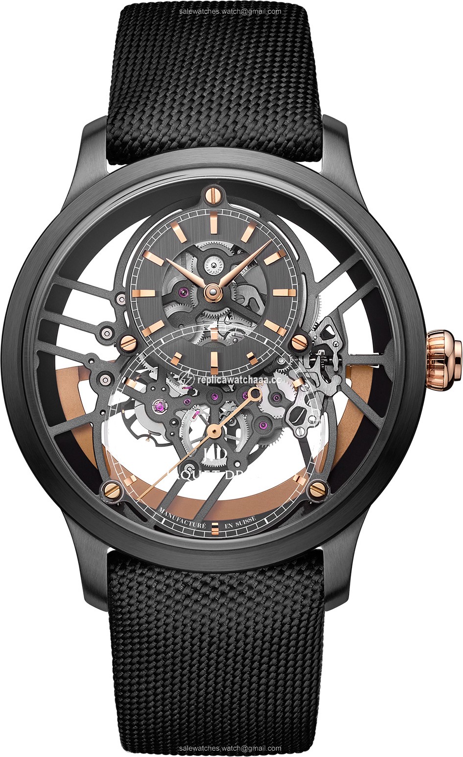j003525540 Jaquet Droz Grande Seconde Skelet One 41mm Mens Watch j003525540 Jaquet Droz Grande Seconde Skelet One 41mm Mens Watch