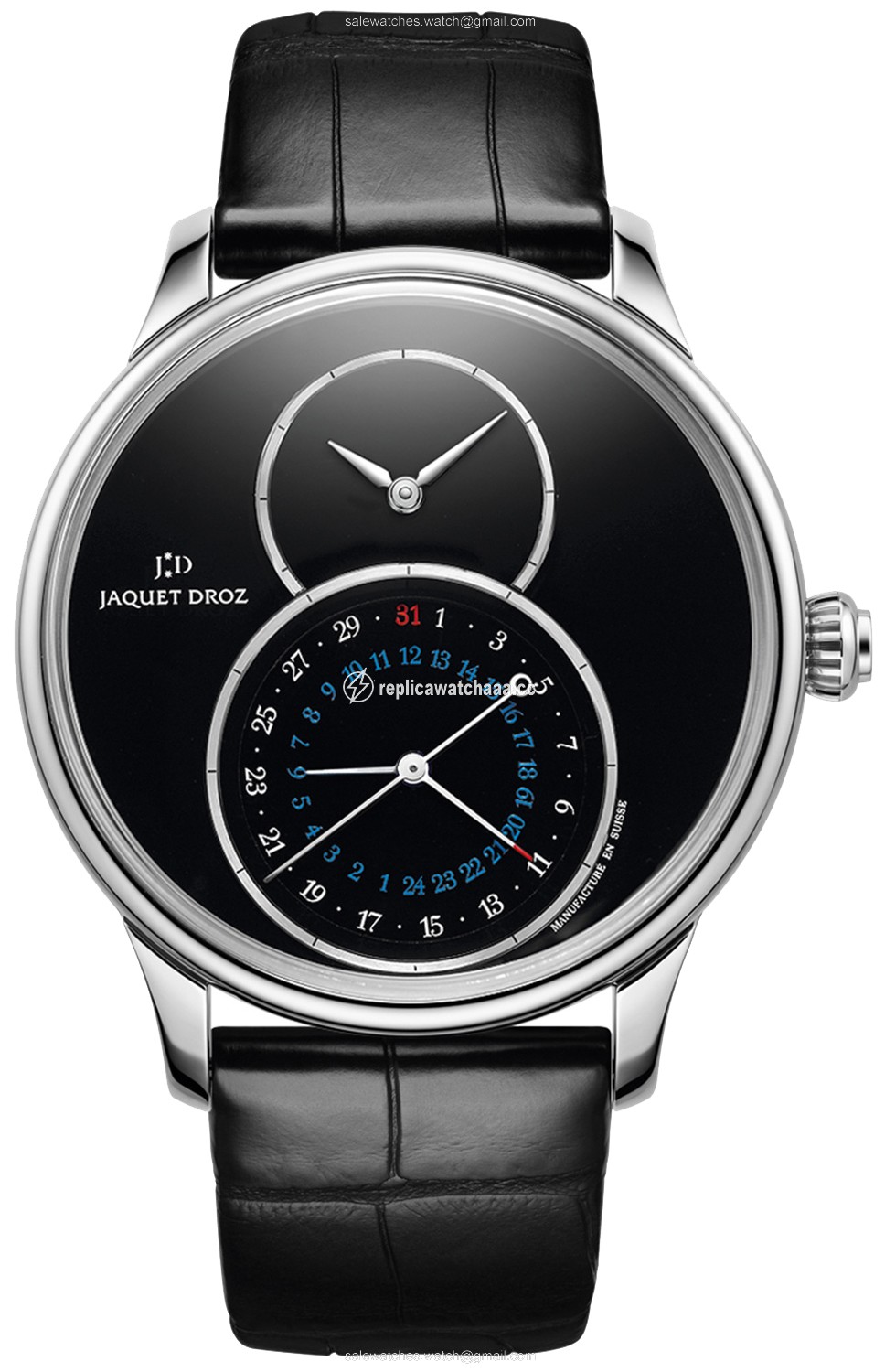 j016030270 Jaquet Droz Grande Seconde Dual Time 43mm Mens Watch j016030270 Jaquet Droz Grande Seconde Dual Time 43mm Mens Watch