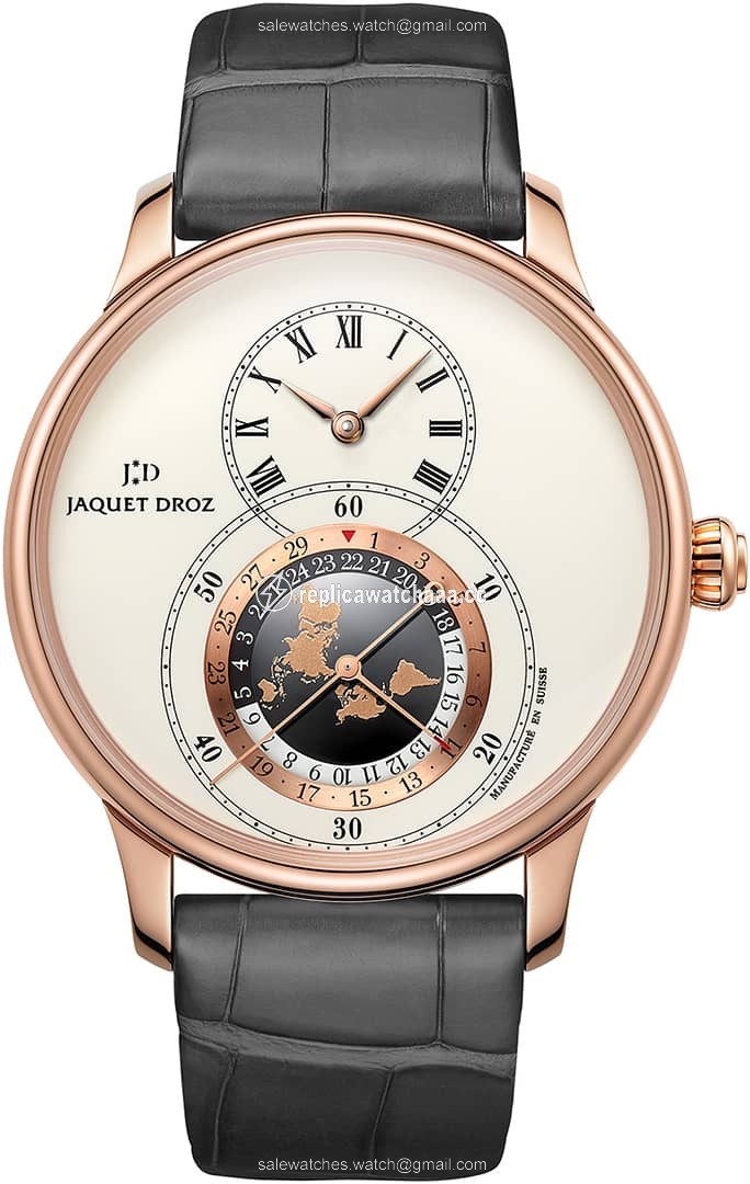 j016033201 Jaquet Droz Grande Seconde Dual Time 43mm Mens Watch j016033201 Jaquet Droz Grande Seconde Dual Time 43mm Mens Watch