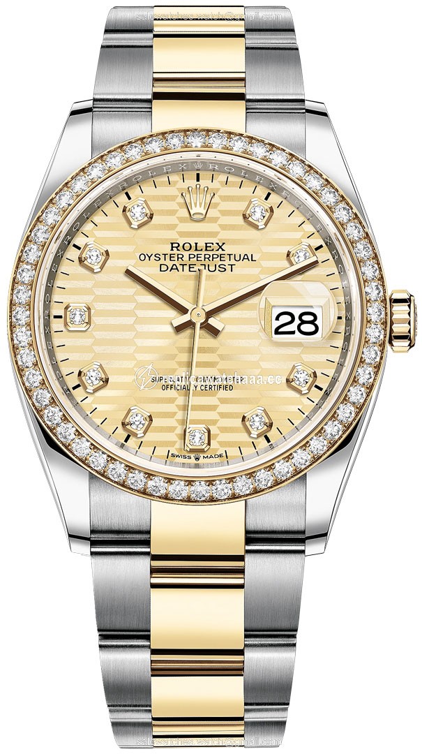 126283rbr Golden Fluted Diamond Oyster Rolex Datejust 36mm Stainless Steel and Yellow Gold Ladies Watch 126283rbr Golden Fluted Diamond Oyster Rolex Datejust 36mm Stainless Steel and Yellow Gold Ladies Watch