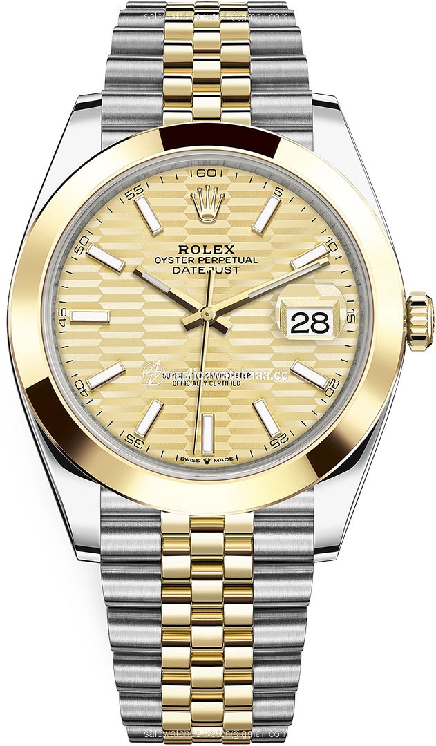 126303 Golden Fluted Jubilee Rolex Datejust 41mm Steel and Yellow Gold Mens Watch 126303 Golden Fluted Jubilee Rolex Datejust 41mm Steel and Yellow Gold Mens Watch