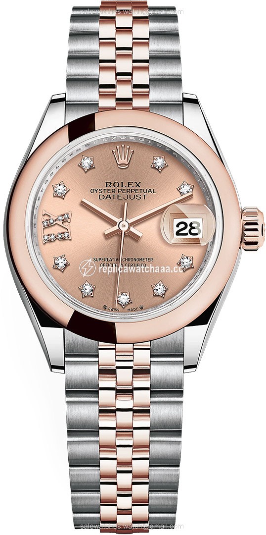 279161 Rose 17 Diamond Jubilee Rolex Lady Datejust 28mm Stainless Steel and Everose Gold Ladies Watch 279161 Rose 17 Diamond Jubilee Rolex Lady Datejust 28mm Stainless Steel and Everose Gold Ladies Watch