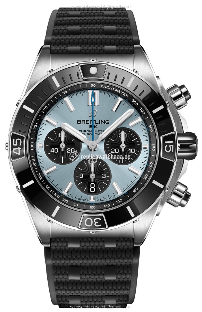pb0136251c1s1 Ice Blue Breitling Super Chronomat B01 44mm Mens Watch pb0136251c1s1 Ice Blue Breitling Super Chronomat B01 44mm Mens Watch