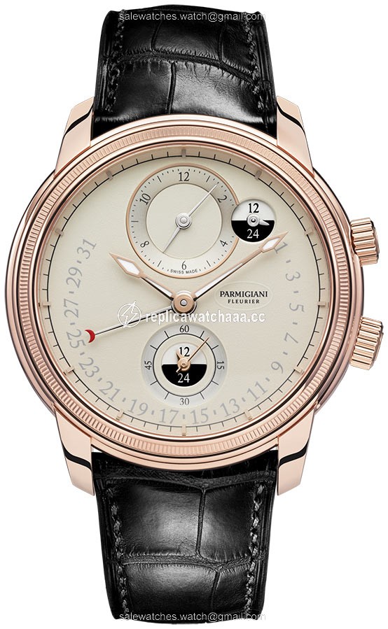 pfc493-1002400-ha1442 Parmigiani Toric Hemisperes Retrograde Mens Watch pfc493-1002400-ha1442 Parmigiani Toric Hemisperes Retrograde Mens Watch