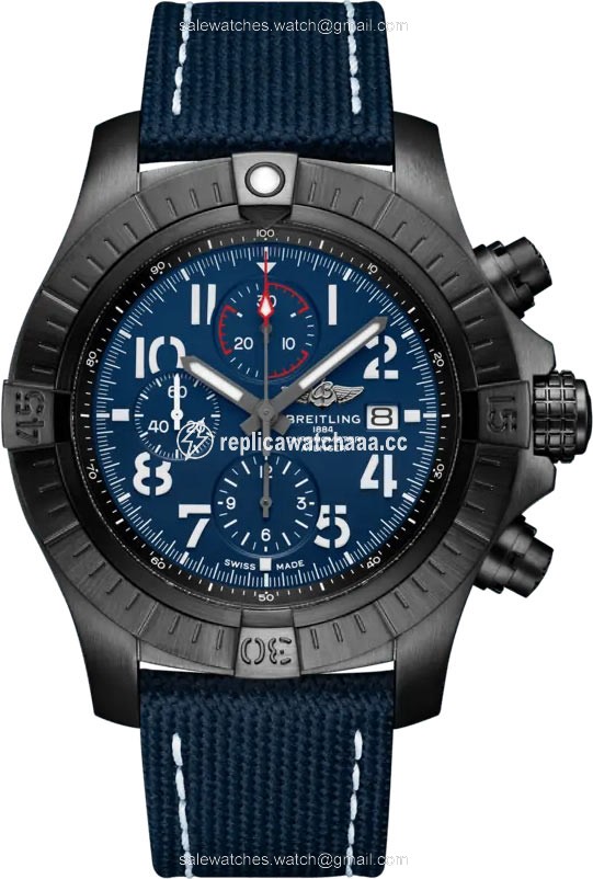 v13375101c1x2 Night Mission Breitling Super Avenger Chronograph 48 Mens Watch v13375101c1x2 Night Mission Breitling Super Avenger Chronograph 48 Mens Watch