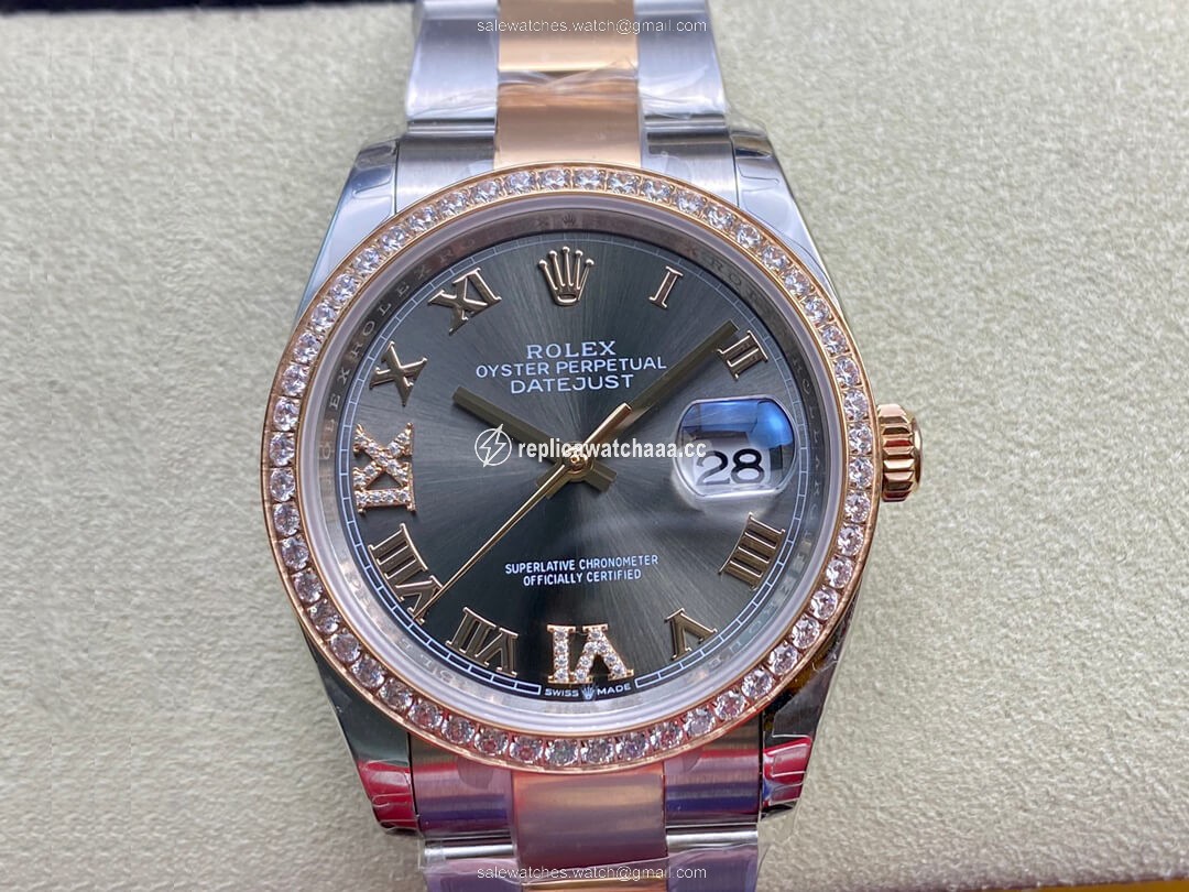 Rolex Datejust M126281RBR-0012 EW Factory Diamond-set Bezel Rolex Datejust M126281RBR-0012 EW Factory Diamond-set Bezel