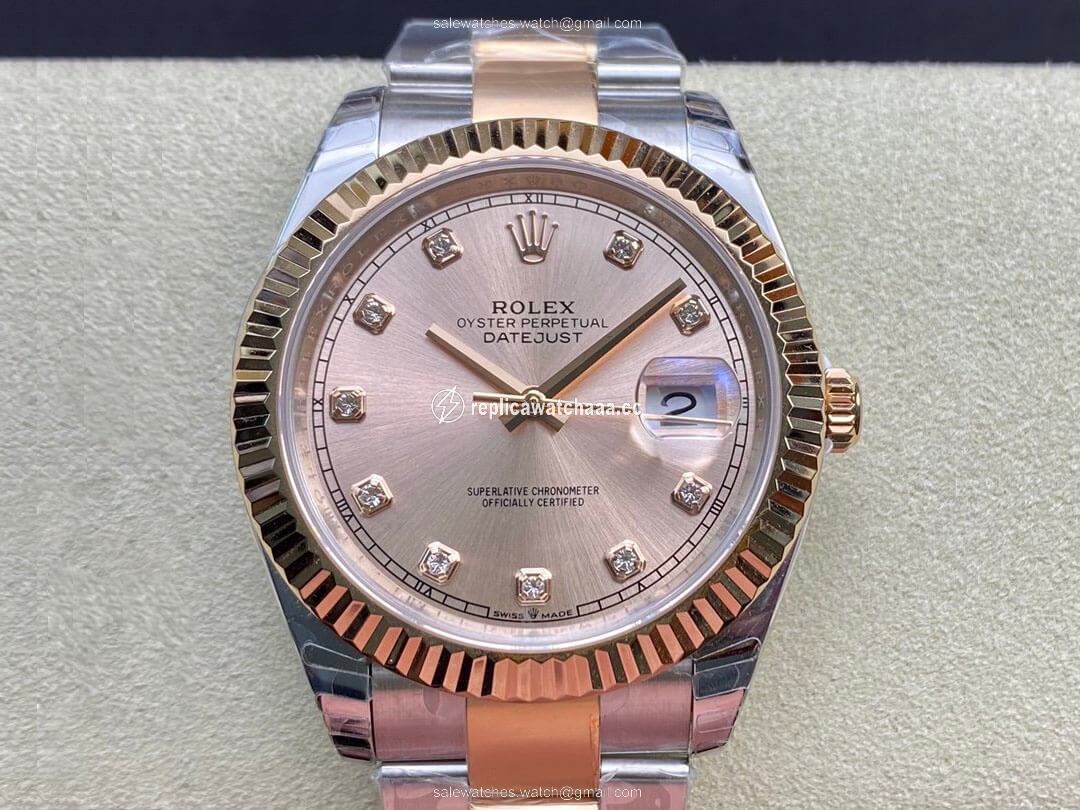 Rolex Datejust M126331-0007 41MM EW Factory V3 Rose Gold Rolex Datejust M126331-0007 41MM EW Factory V3 Rose Gold