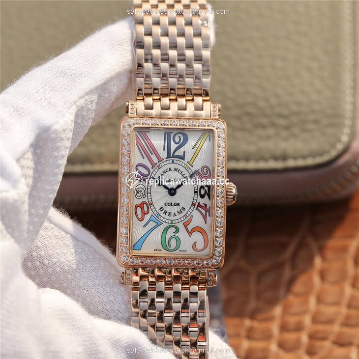 Franck Muller LONG ISLAND 952 Ladies ABF Factory Rose Gold With Diamonds Franck Muller LONG ISLAND 952 Ladies ABF Factory Rose Gold With Diamonds