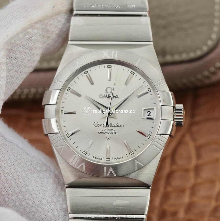 Omega Constellation 123.10.38.21.02.001 VS Factory Silvery White Dial Omega Constellation 123.10.38.21.02.001 VS Factory Silvery White Dial
