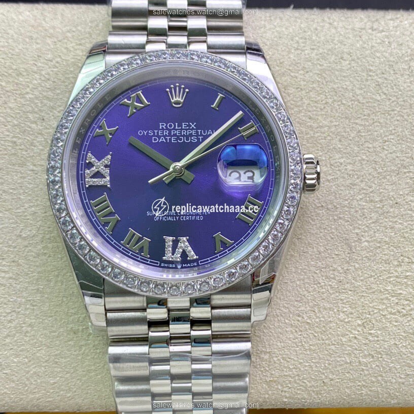 Rolex Datejust M126284RBR-0013 EW Factory Diamond-set Bezel Rolex Datejust M126284RBR-0013 EW Factory Diamond-set Bezel