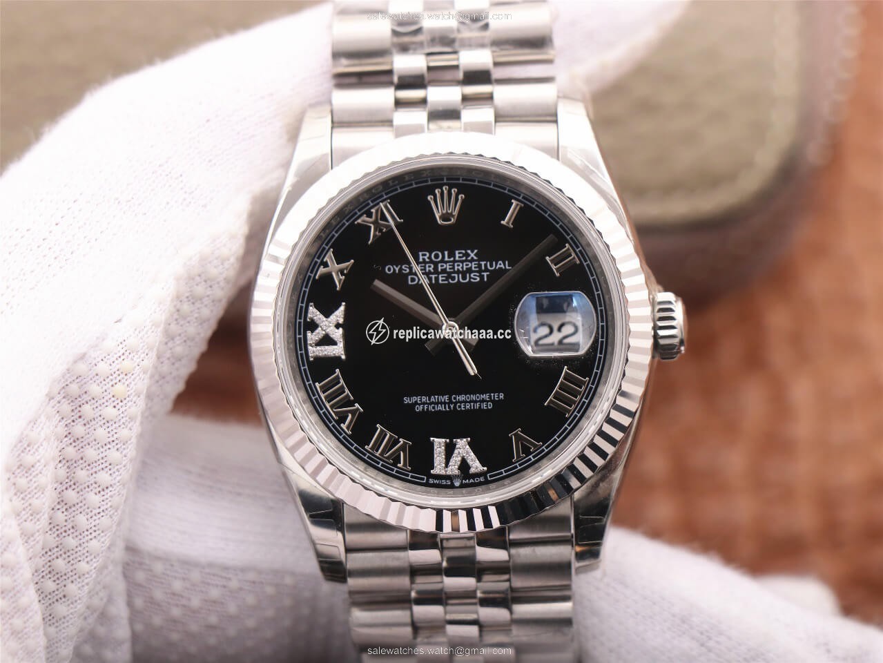 Rolex Datejust M126233 EW Factory Black Diamond-set Dial Rolex Datejust M126233 EW Factory Black Diamond-set Dial