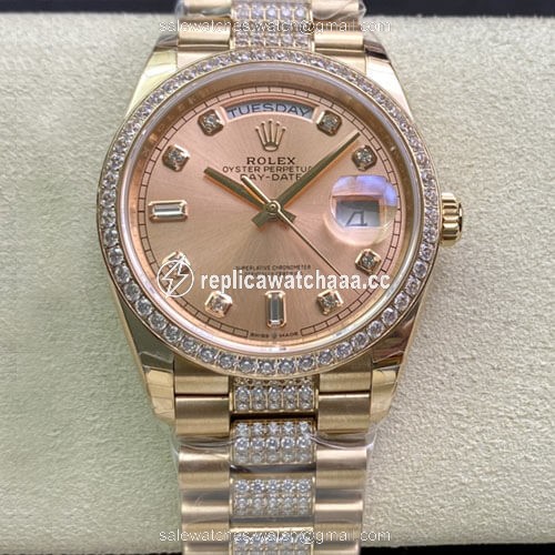 Rolex Day Date M128345RBR-0020 EW Factory Rose Gold Rolex Day Date M128345RBR-0020 EW Factory Rose Gold