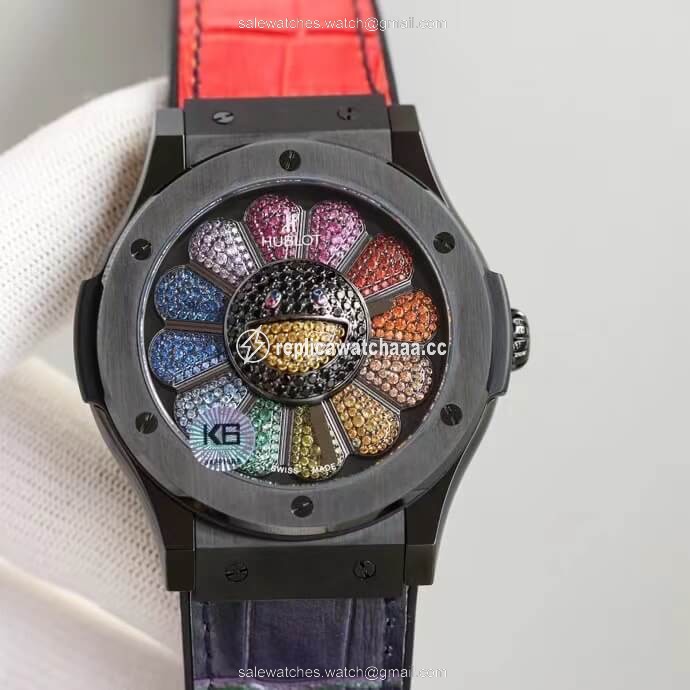 Hublot Classic Fusion Takashi Murakami 507.CX.9000.RX.TAK21 Sunflower Colored Dial Hublot Classic Fusion Takashi Murakami 507.CX.9000.RX.TAK21 Sunflower Colored Dial