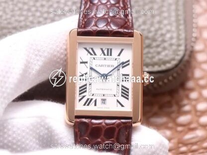 Cartier Tank W5200026 V9 Factory Rose Gold White Dial Cartier Tank W5200026 V9 Factory Rose Gold White Dial