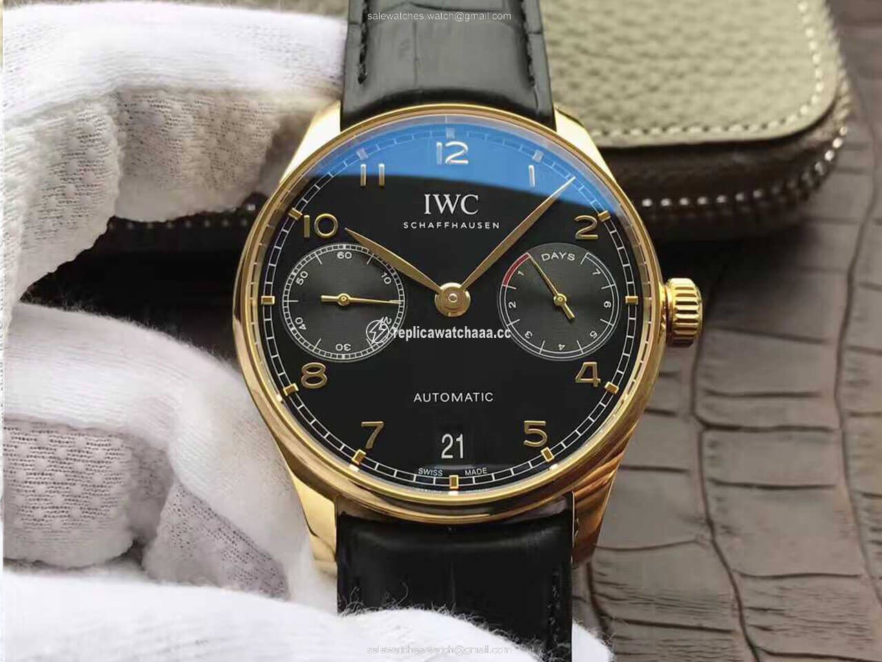 IWC Portugieser IW500101 ZF Factory Black Dial IWC Portugieser IW500101 ZF Factory Black Dial