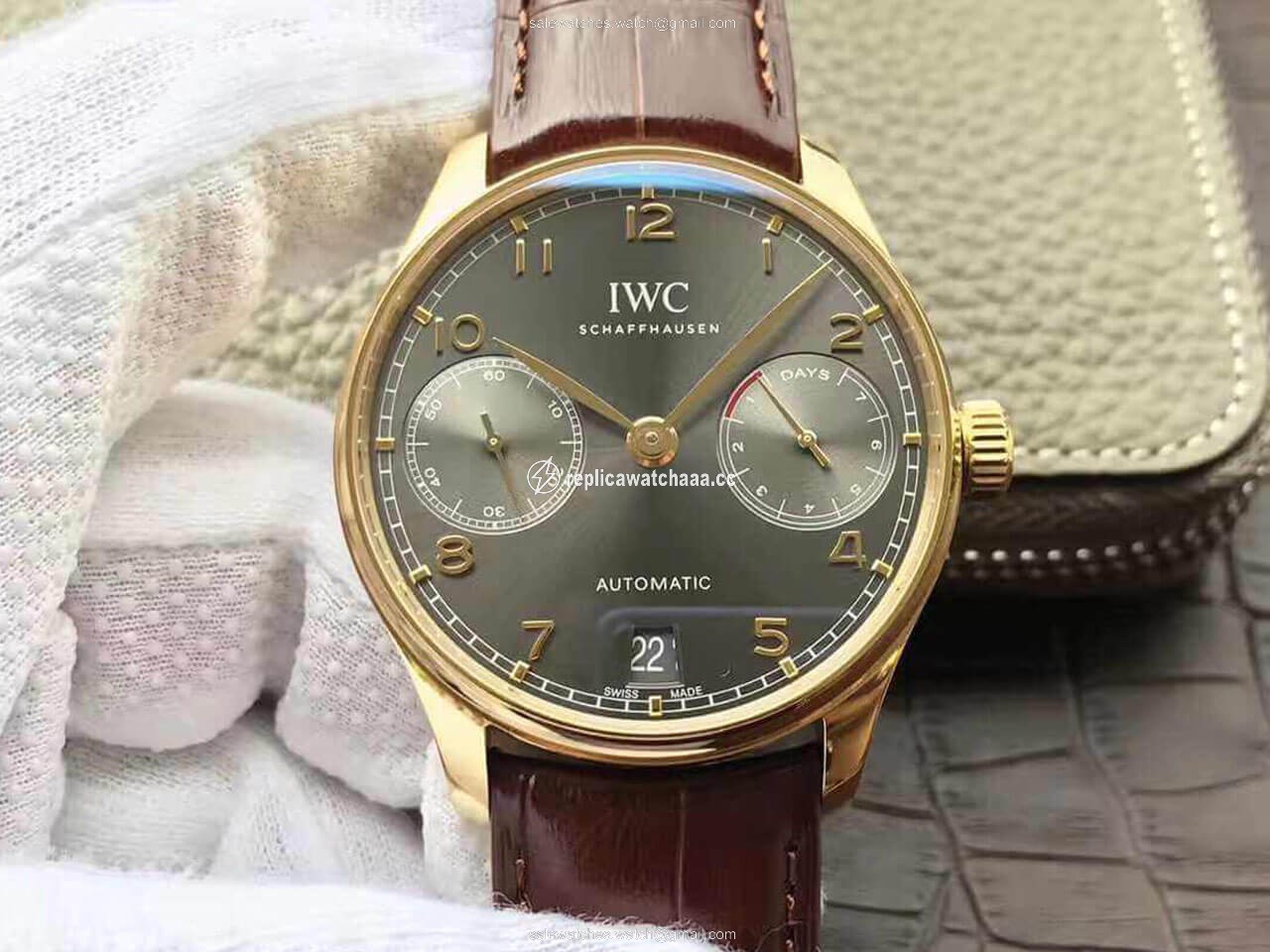 IWC Portugieser IW500101 ZF Factory Yellow Gold Case IWC Portugieser IW500101 ZF Factory Yellow Gold Case