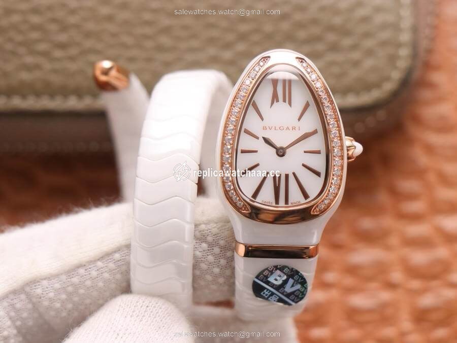 Bvlgari Serpenti 102613 BV Factory White Ceramic Dial Bvlgari Serpenti 102613 BV Factory White Ceramic Dial