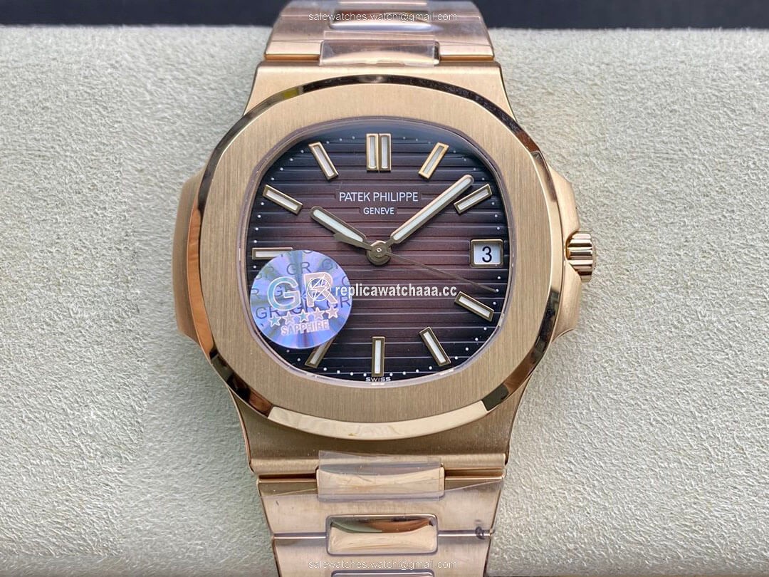 Patek Philippe Nautilus 5711/1R-001 GR Factory V2 Rose Gold Brown Gradient Dial Patek Philippe Nautilus 5711/1R-001 GR Factory V2 Rose Gold Brown Gradient Dial