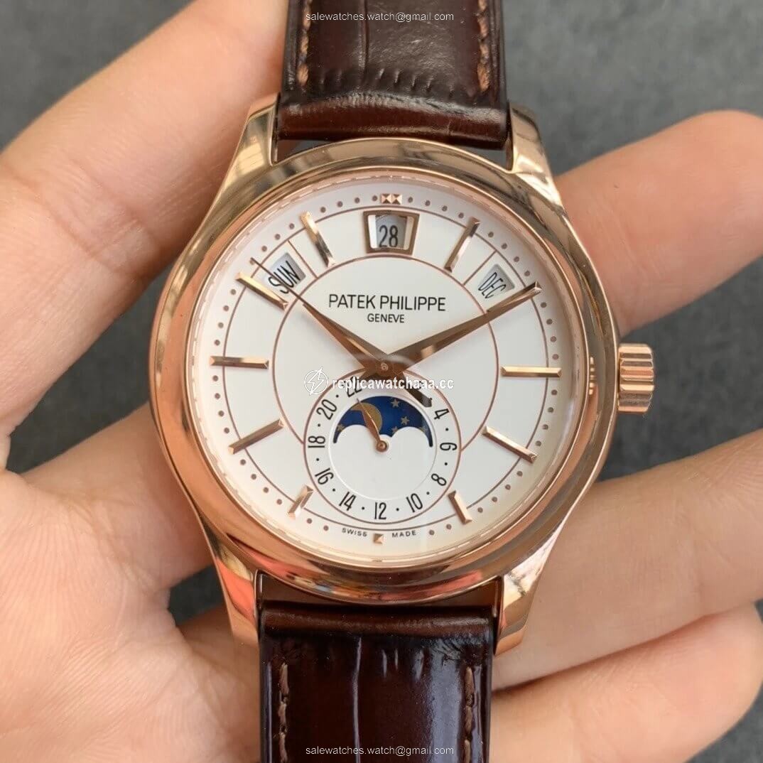 Patek Philippe Complications 5205R-001 GR Factory Rose Gold Milky White Dial Patek Philippe Complications 5205R-001 GR Factory Rose Gold Milky White Dial