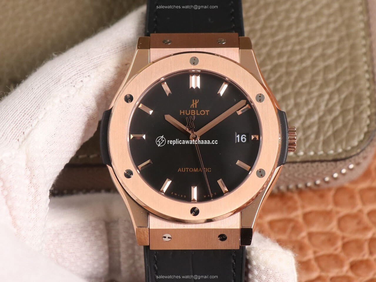 Hublot Classic Fusion 511.OX.1181.LR WWF Factory Rose Gold Black Dial Hublot Classic Fusion 511.OX.1181.LR WWF Factory Rose Gold Black Dial