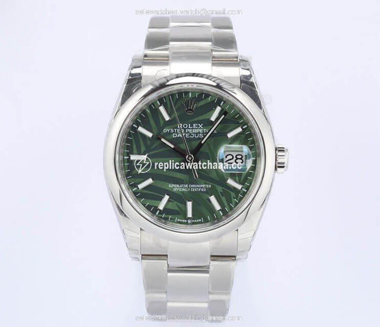 Rolex Datejust M126200-0020 EW Factory Olive Green Palm Leaf Pattern Dial Rolex Datejust M126200-0020 EW Factory Olive Green Palm Leaf Pattern Dial