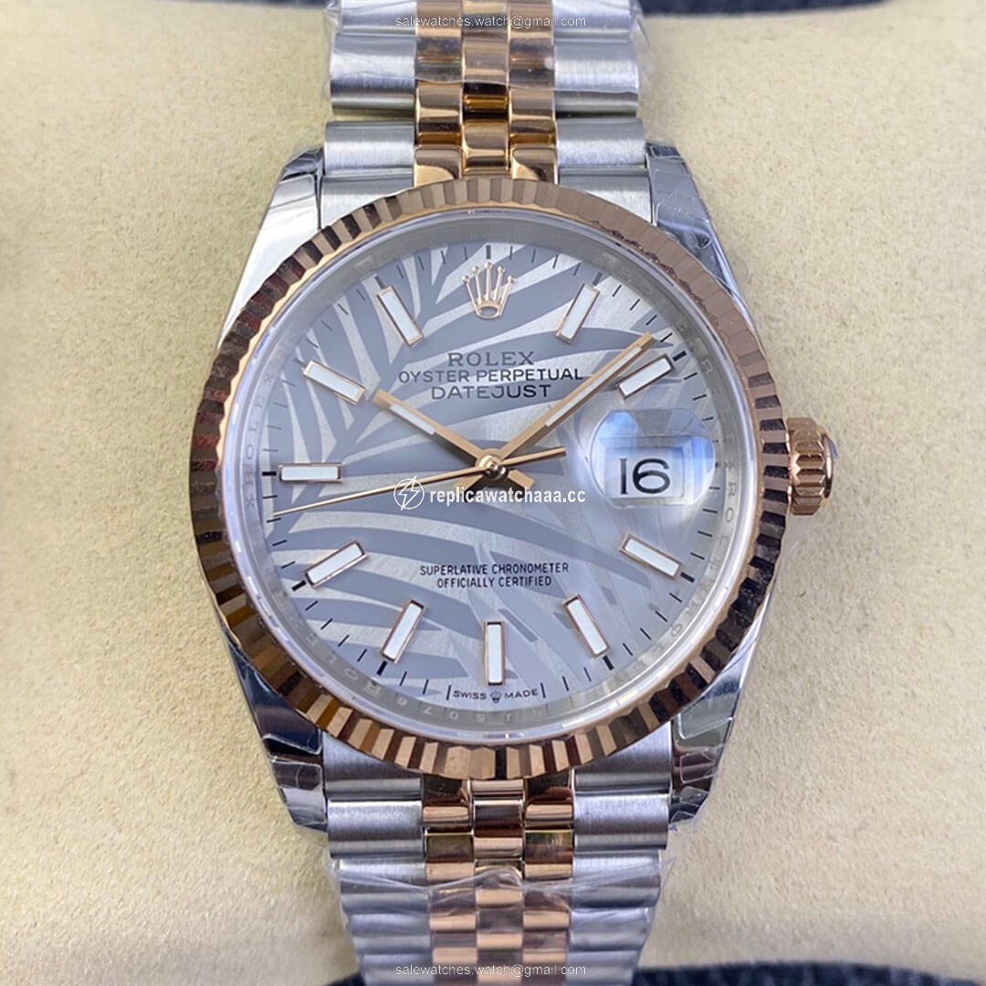 Rolex Datejust M126231-0031 EW Factory Silver Palm Leaf Pattern Dial Rolex Datejust M126231-0031 EW Factory Silver Palm Leaf Pattern Dial