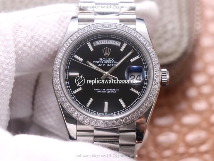 Rolex Day-Date M228349RBR-0002 EW Factory Black Dial Rolex Day-Date M228349RBR-0002 EW Factory Black Dial