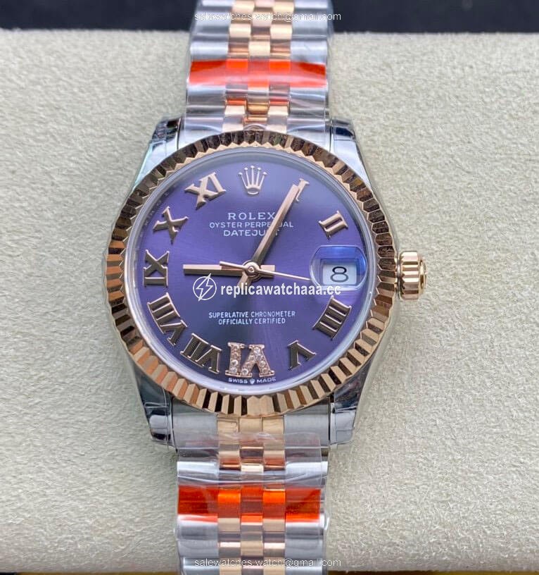 Rolex Datejust M278271-0020 TW Factory Diamond Eggplant Purple Dial Rolex Datejust M278271-0020 TW Factory Diamond Eggplant Purple Dial