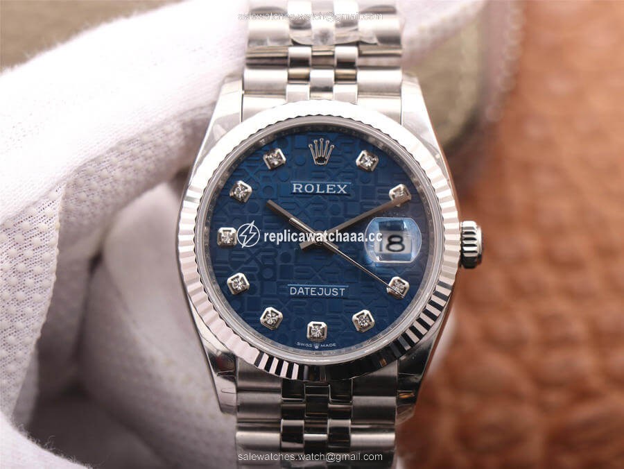 Rolex Datejust M126234-0011 36MM EW Factory Diamond-Studded Blue Dial Rolex Datejust M126234-0011 36MM EW Factory Diamond-Studded Blue Dial