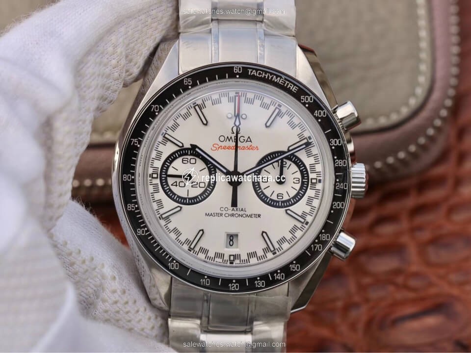 Omega Speedmaster Racing Chronograph 329.30.44.51.04.001 OM Factory White Dial Omega Speedmaster Racing Chronograph 329.30.44.51.04.001 OM Factory White Dial