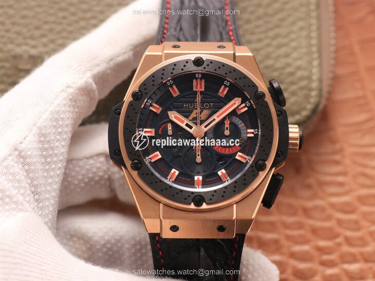 Hublot King Power Ferrari F1 V6 Factory Black Dial Rose Gold Hublot King Power Ferrari F1 V6 Factory Black Dial Rose Gold