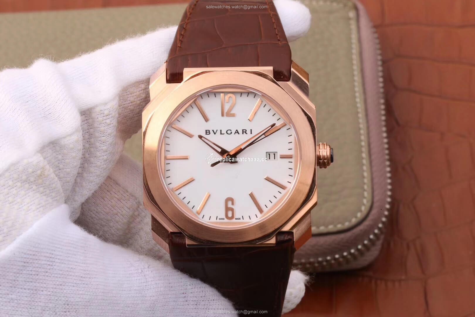 Bvlgari Octo 102119 BGOP38WGLD White Dial Bvlgari Octo 102119 BGOP38WGLD White Dial
