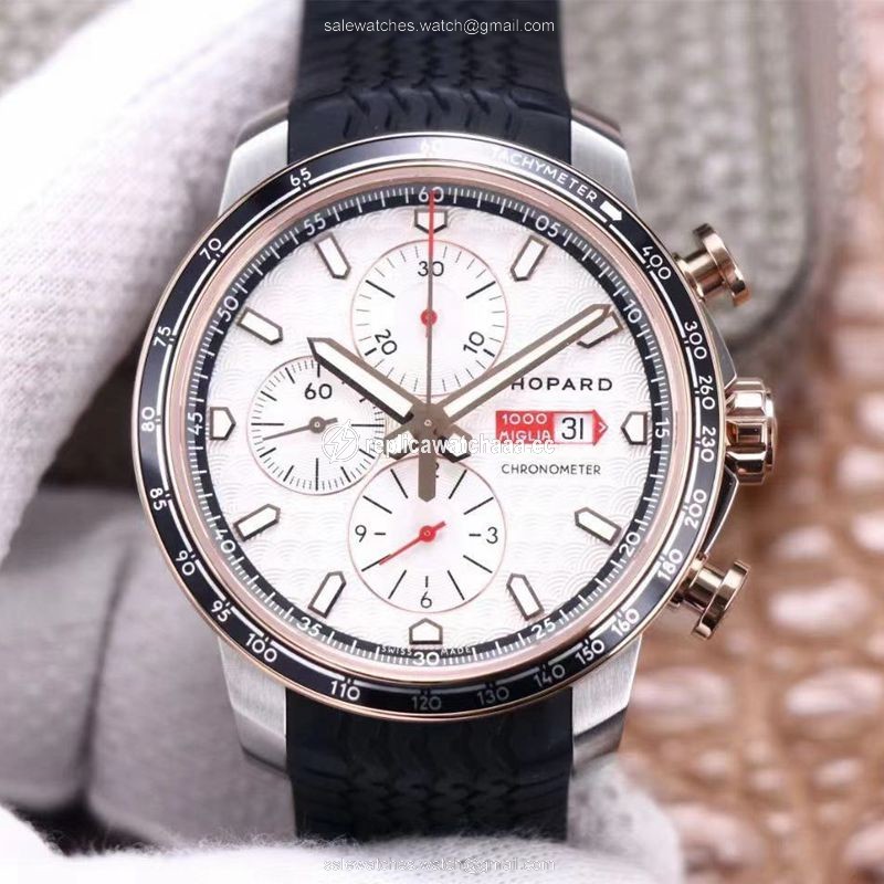 Chopard Classic Racing Mille Miglia GTS Chronograph 168571-6001 V7 Factory White Dial Chopard Classic Racing Mille Miglia GTS Chronograph 168571-6001 V7 Factory White Dial