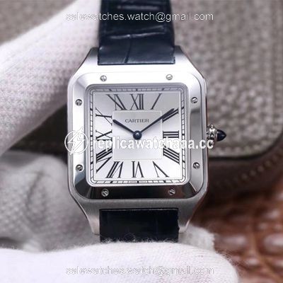 Cartier Santos Dumont WSSA0032 F1 Factory Silver Dial Cartier Santos Dumont WSSA0032 F1 Factory Silver Dial