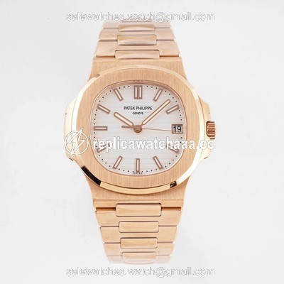 Patek Philippe Nautilus 5711/1R-001 PPF Factory V4 Rose Gold White Dial Patek Philippe Nautilus 5711/1R-001 PPF Factory V4 Rose Gold White Dial