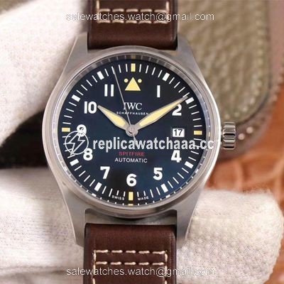 IWC Pilot Spitfire IW326803 MKS Factory Black Dial IWC Pilot Spitfire IW326803 MKS Factory Black Dial