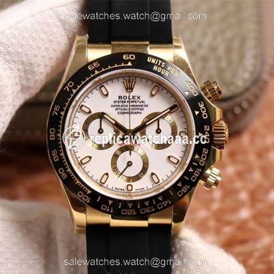 Rolex Daytona M116518LN-0041 Noob Factory White Dial 4130 Movement Rolex Daytona M116518LN-0041 Noob Factory White Dial 4130 Movement