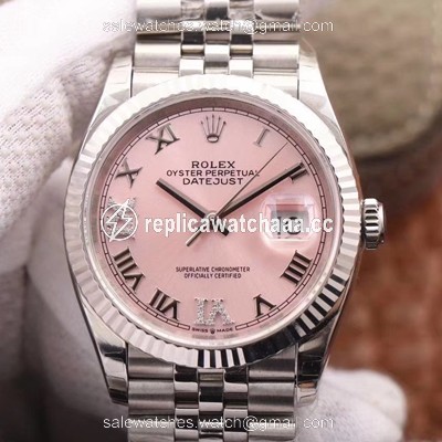 Rolex Datejust M126234-0031 EW Factory Pink Dial Rolex Datejust M126234-0031 EW Factory Pink Dial