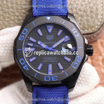 Tag Heuer Aquaracer WAY208C.RHZ4752 V6 Factory Black Dial Tag Heuer Aquaracer WAY208C.RHZ4752 V6 Factory Black Dial
