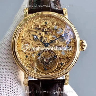 Patek Philippe Tourbillon Yellow Gold Skeleton Dial Patek Philippe Tourbillon Yellow Gold Skeleton Dial