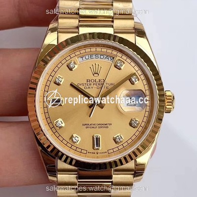 Rolex Day-Date M128238-0008 Yellow Gold EW Factory Champagne Dial Rolex Day-Date M128238-0008 Yellow Gold EW Factory Champagne Dial
