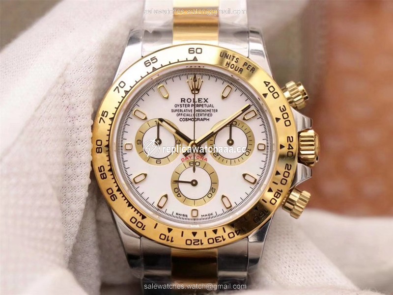 Rolex Daytona Cosmograph m116503-0001 Noob Factory White Dial Rolex Daytona Cosmograph m116503-0001 Noob Factory White Dial
