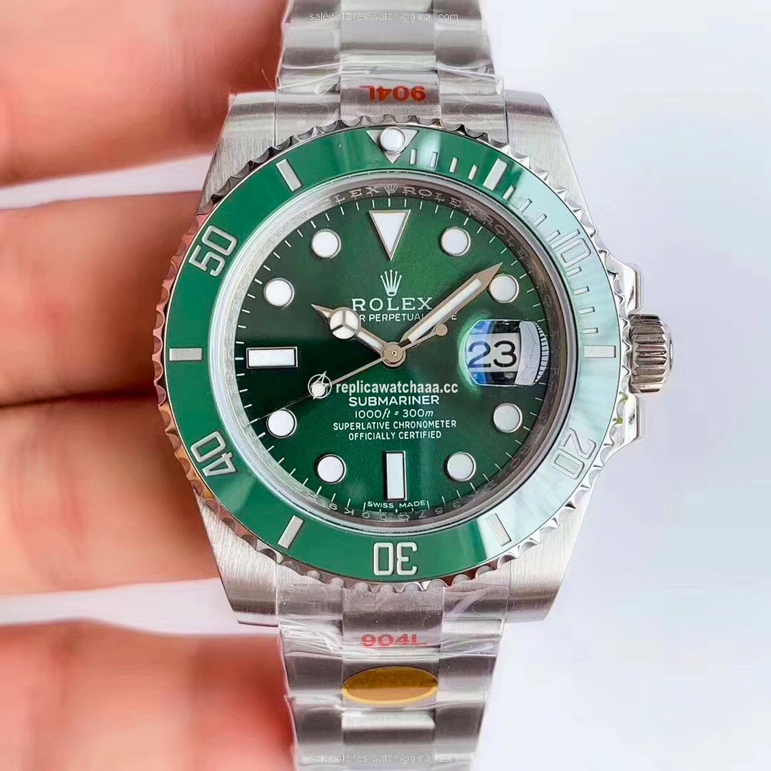 Replica Rolex Submariner Date Oyster 40mm Oystersteel 116610LV Noob Factory V10 Replica Green dial watch Replica Rolex Submariner Date Oyster 40mm Oystersteel 116610LV Noob Factory V10 Replica Green dial watch