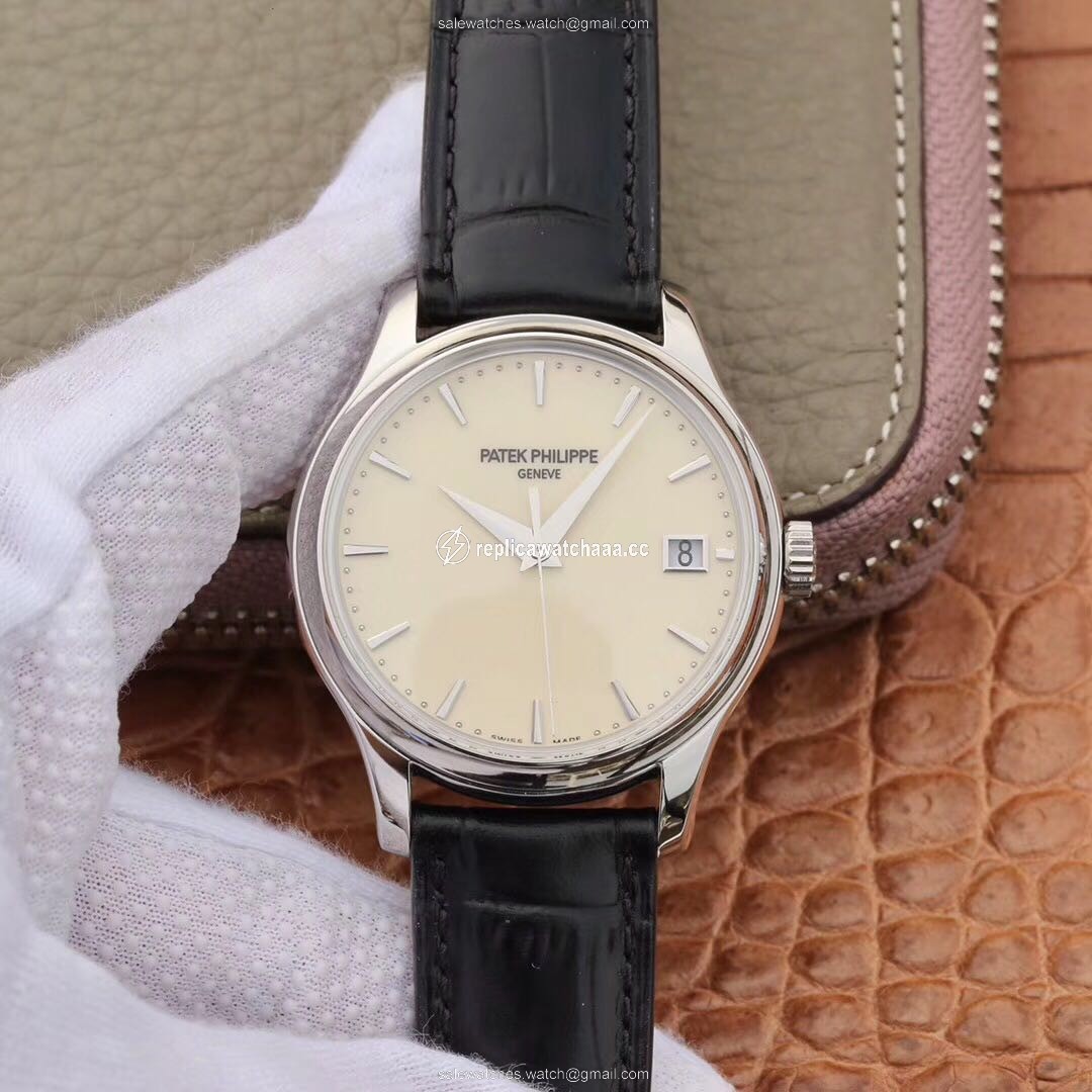 ZF Factory Patek Philippe Calatrava Automatic Date White Dial Watch 5227 Flip Back Version ZF Factory Patek Philippe Calatrava Automatic Date White Dial Watch 5227 Flip Back Version