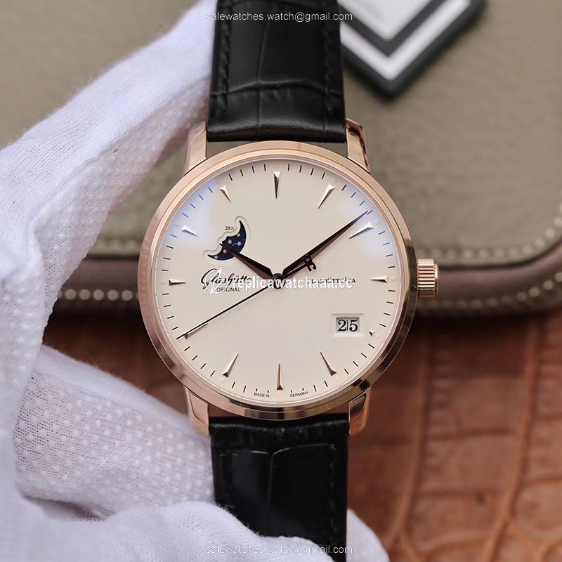 Glashutte Original Senator 1-36-04-04-02-01 Moonphase 18K Rose Gold White Dial Glashutte Original Senator 1-36-04-04-02-01 Moonphase 18K Rose Gold White Dial