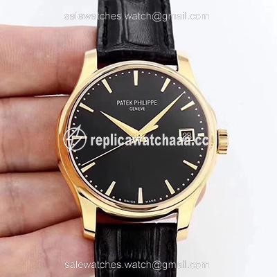Patek Philippe Calatrava 5227 18K Yellow Gold Black Dial Patek Philippe Calatrava 5227 18K Yellow Gold Black Dial