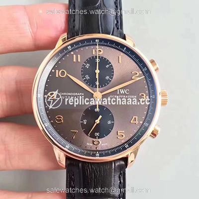 IWC Portugieser Chronograph IW371482 ZF Factory Anthracite Dial IWC Portugieser Chronograph IW371482 ZF Factory Anthracite Dial